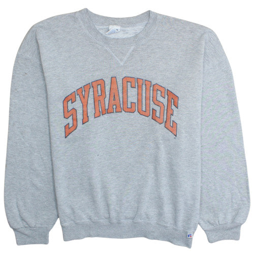 Russell Athletic Men’s Grey Syracuse Graphic Pullover Sweatshirt XL