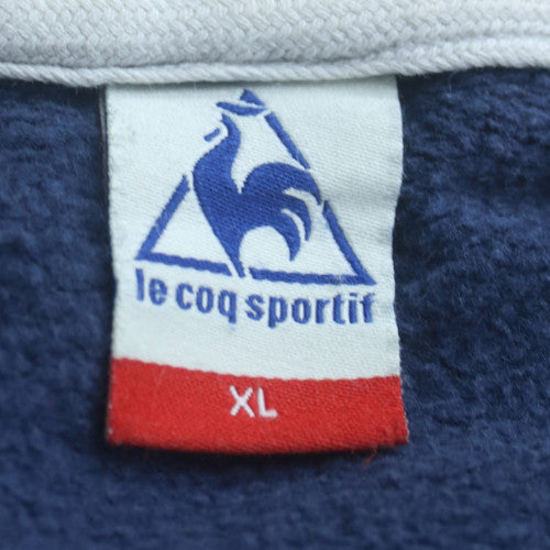 Le Coq Sportif Men's Blue XL Pullover Hoodie with Logo