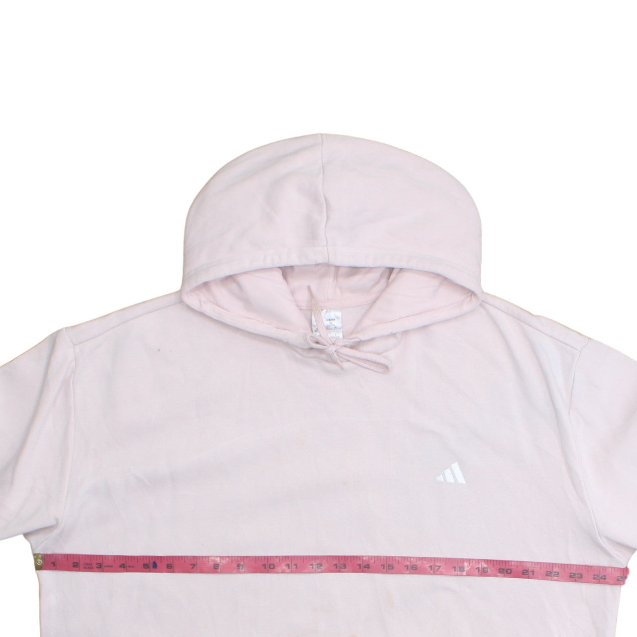 Adidas Womens Pink Pullover Hoodie 2XL Relaxed Fit Casual Sweatshirt