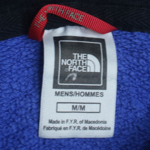 The North Face Men's Blue Pullover Hoodie Size M Outdoor Cotton