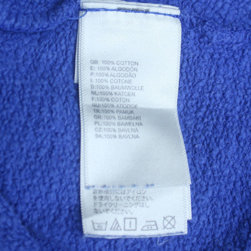 The North Face Men's Blue Pullover Hoodie Size M Outdoor Cotton