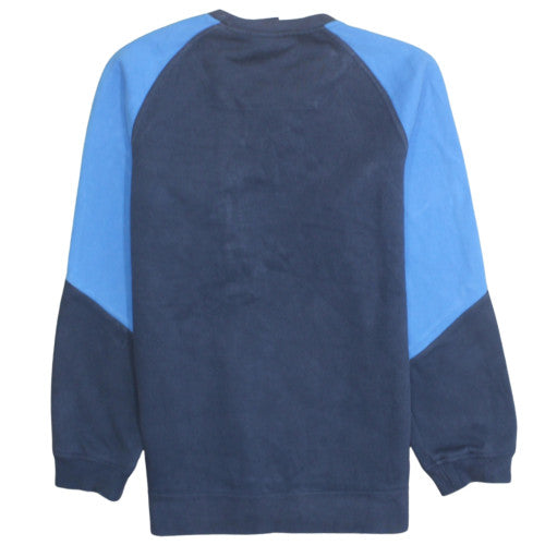 Nike Men's Blue Small Pullover Sweatshirt with Zip Pocket