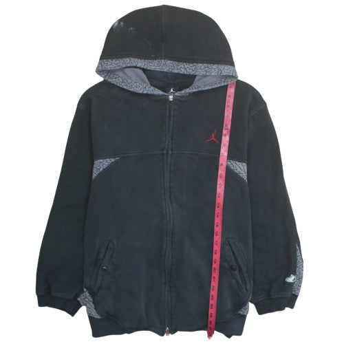 Jordan Men's Black Full Zip Hoodie L Fleece Sportswear