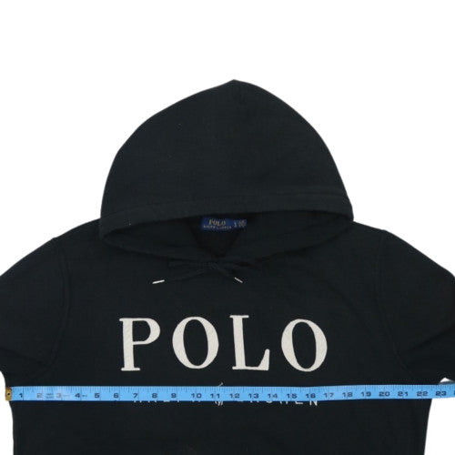 Polo Ralph Lauren Mens Black Large Pullover Hoodie Sweatshirt