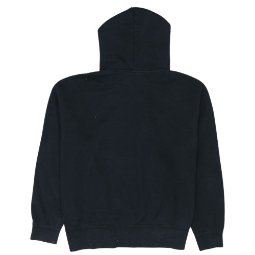Nike Womens Black Pullover Hoodie L Hooded Sweatshirt Logo Embroidered