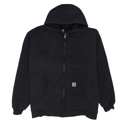 Carhartt Men's Black 4XL Tall Full Zip Hooded Work Hoodie