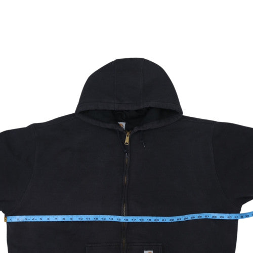 Carhartt Men's Black 4XL Tall Full Zip Hooded Work Hoodie