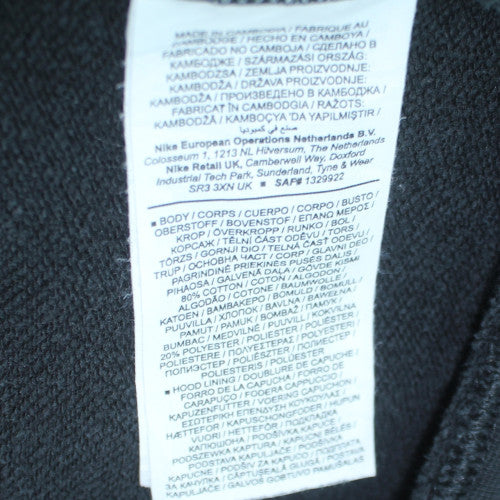 Nike Men's Black Pullover Hoodie M Logo Sportswear