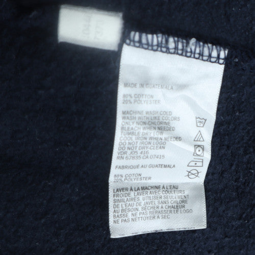 Nautica Men's Blue Full Zip Hoodie L Logo Design Fleece