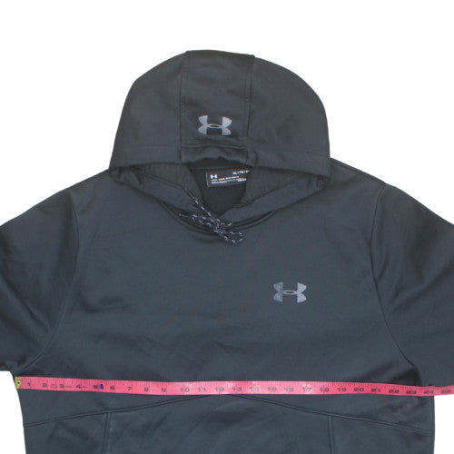 Under Armour Mens Black XL Pullover Hoodie ColdGear Fleece