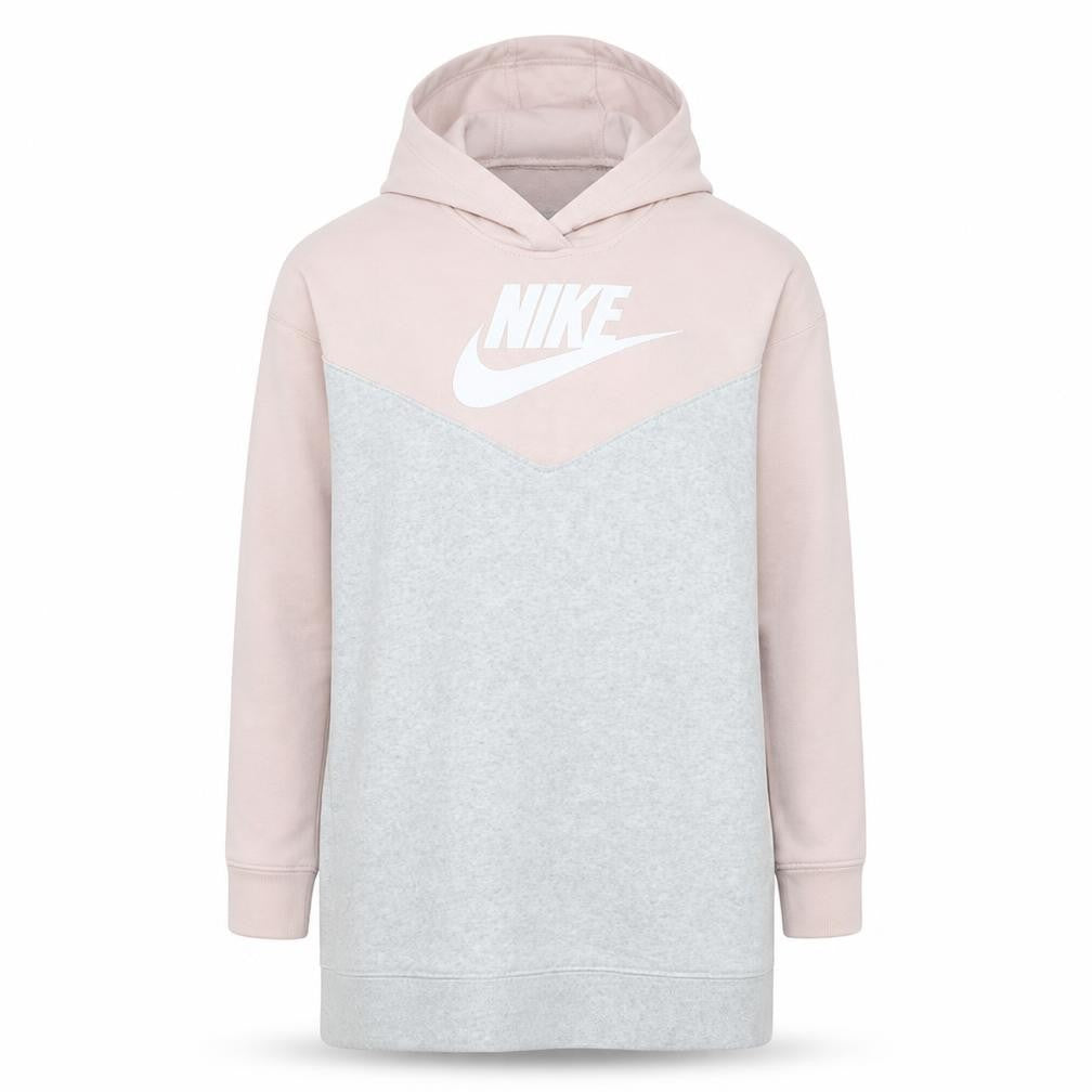 Nike Women’s Pink & Grey Pullover Long Sleeve Hoodie Size M