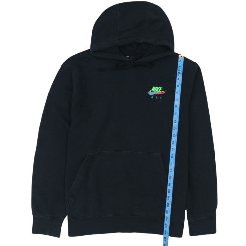 Nike Men's Black Pullover Hoodie L Sports Fleece Graphic Print