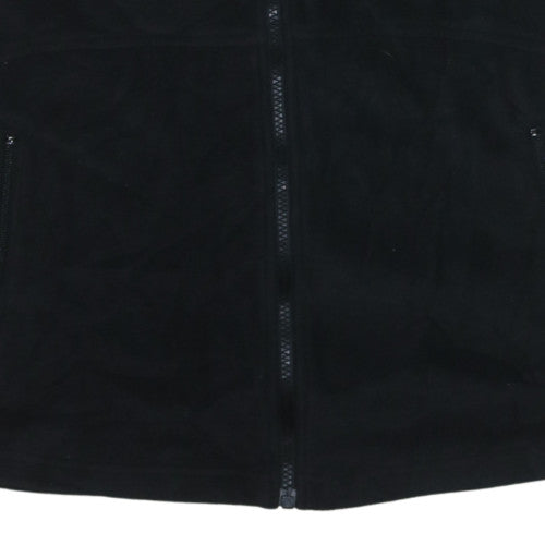 Columbia Men's Black Fleece Bodywarmer Waistcoat M Regular Fit