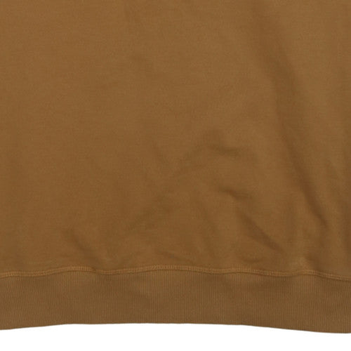 Timberland Men’s Brown XL Regular Fit Embroidered Logo Sweatshirt