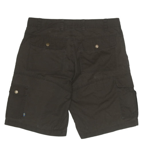 Fjällräven Men's Brown Cargo Shorts Size M G-1000 Outdoor