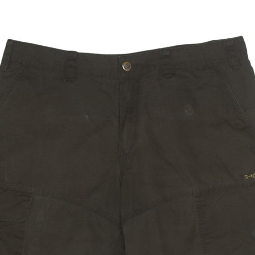 Fjällräven Men's Brown Cargo Shorts Size M G-1000 Outdoor