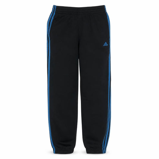 Adidas Boys Black Track Pants 13-14 Years Jogger Cuffed Bottoms Sportswear
