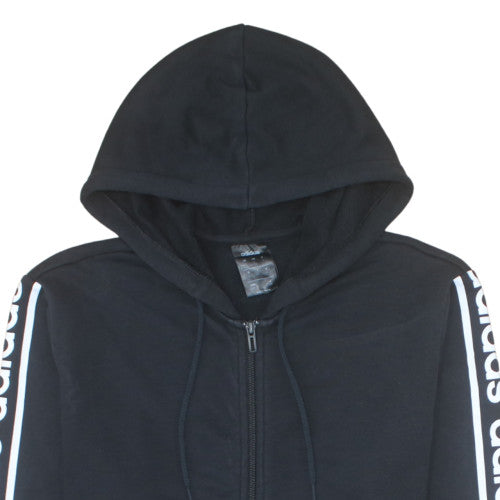 Adidas Men's Black Full Zip Hoodie Size L Sports Fleece
