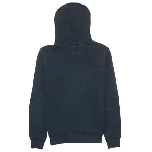 Tommy Hilfiger Men’s Black Pullover Hoodie S Regular Fit Fleece Logo