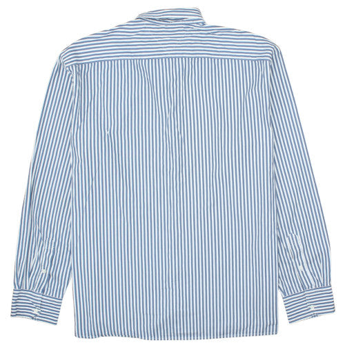 Tommy Hilfiger Men's Blue Striped Button-Down Cotton Shirt XXL