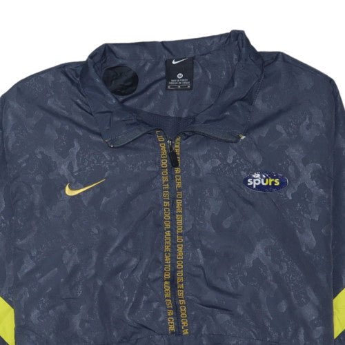 Nike Men’s Blue Spurs 1/4 Zip Windbreaker Jacket M