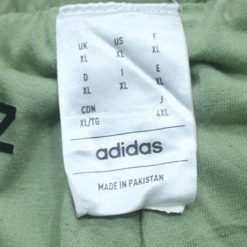 adidas Men Green XL Jogger Trousers Lightweight Activewear