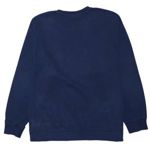 Nike Mens Blue 3XL Pullover Fleece Sweatshirt Crew Neck