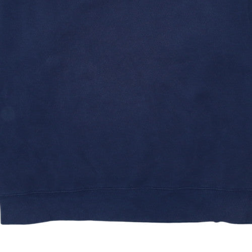 Nike Mens Blue 3XL Pullover Fleece Sweatshirt Crew Neck