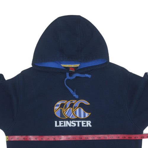 Canterbury Mens Blue Leinster Rugby Pullover Hoodie Size M