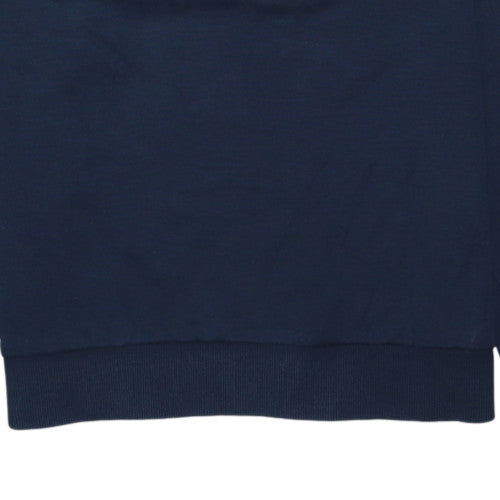 Hugo Boss Men's Blue Slim Fit Logo Crew Neck Sweatshirt M