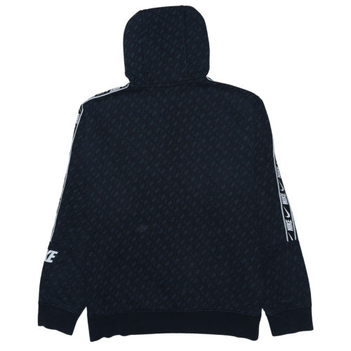 Nike Men's Black Pullover Hoodie L Sports Logo Standard Fit