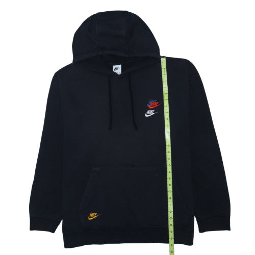 Nike Men's Black Pullover Hoodie 2XL Embroidered Logo Fleece Sweatshirt