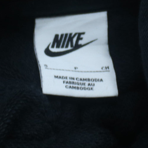 Nike Men's Black Pullover Hoodie Small Fleece Cotton Blend