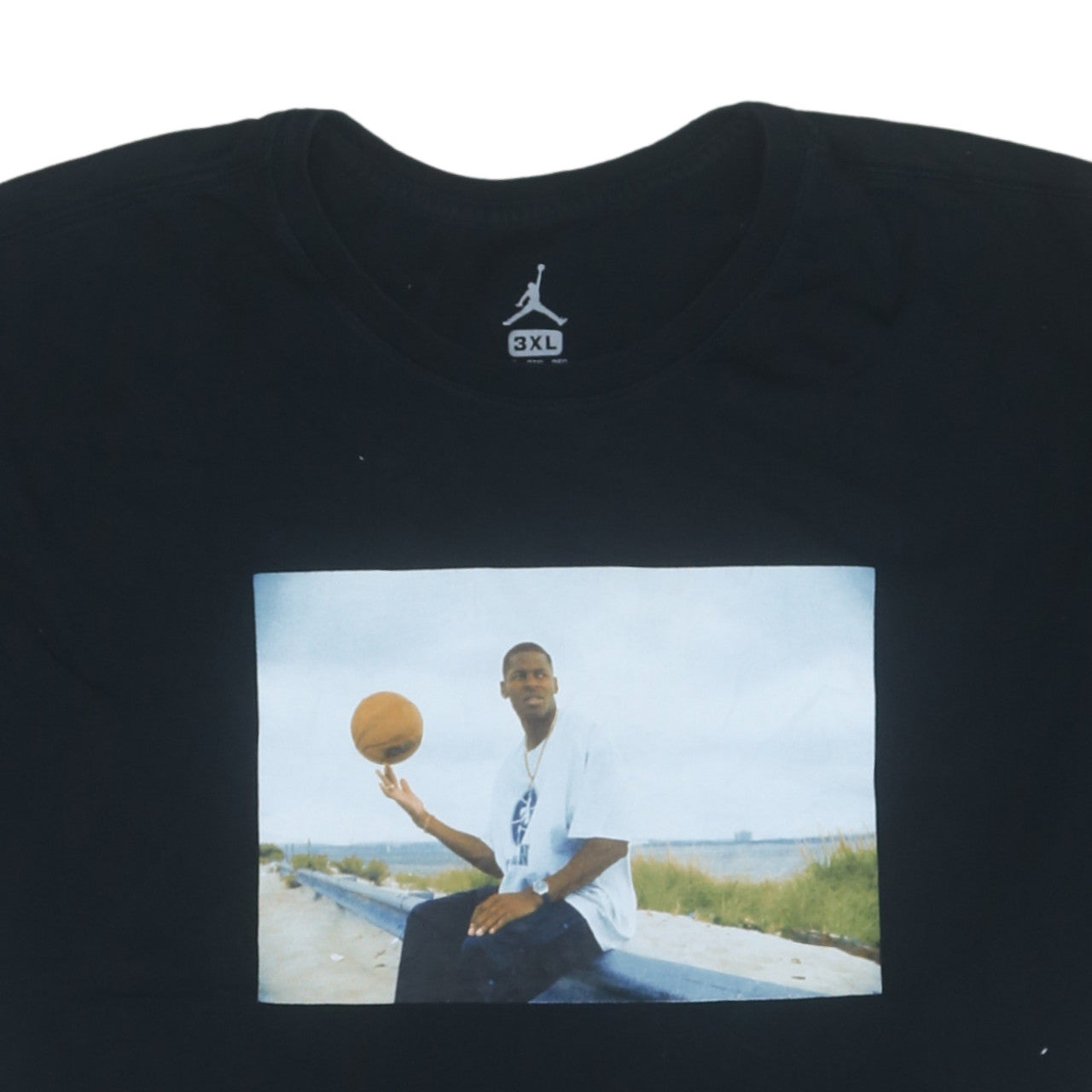 Jordan Men's Black 3XL Basketball Graphic T-Shirt