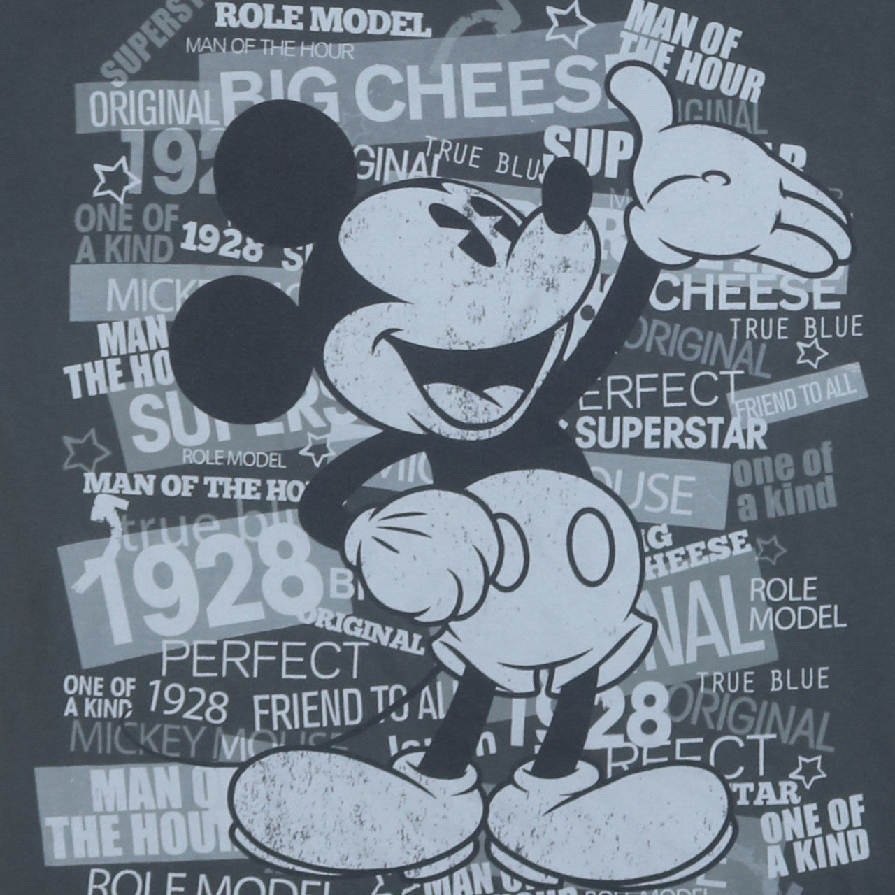 Disney Store Men's Black Mickey Mouse Graphic T-Shirt 2XL