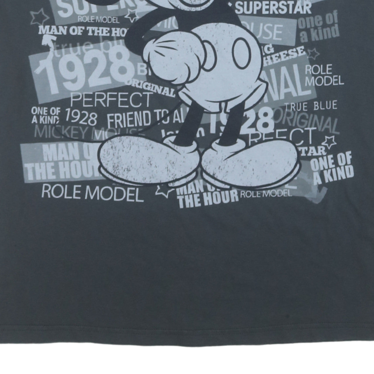 Disney Store Men's Black Mickey Mouse Graphic T-Shirt 2XL
