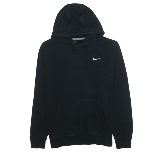 Nike Mens Black Pullover Hoodie L Regular Fit Cotton Fleece