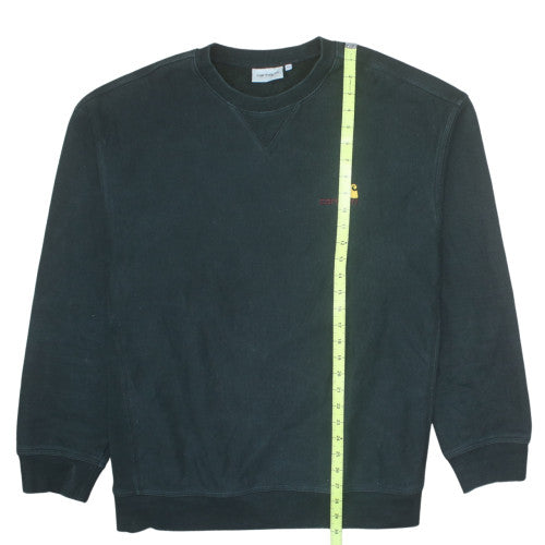 Carhartt WIP Mens Black XXL Crew Neck Pullover Sweatshirt