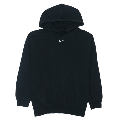 Nike Men’s Black Pullover Hoodie L Fleece Sportswear Sweatshirt