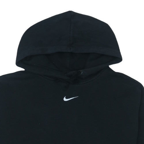 Nike Men’s Black Pullover Hoodie L Fleece Sportswear Sweatshirt