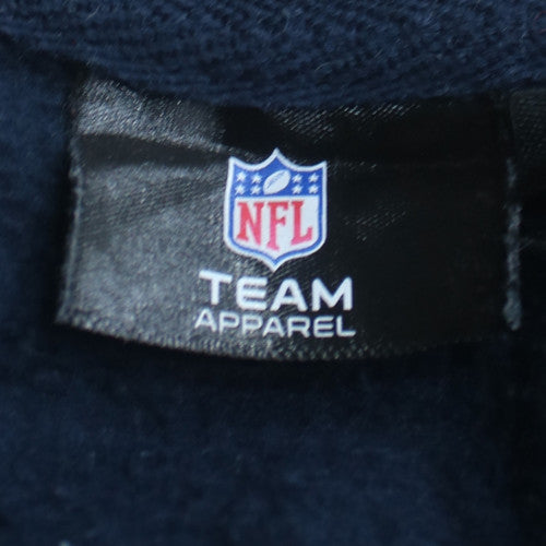 NFL Team Apparel Mens Blue Chicago Bears Pullover Sweatshirt L
