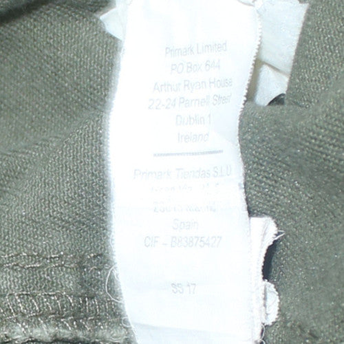 Cedarwood State Men's Green Hooded Cotton Parka Jacket Size L