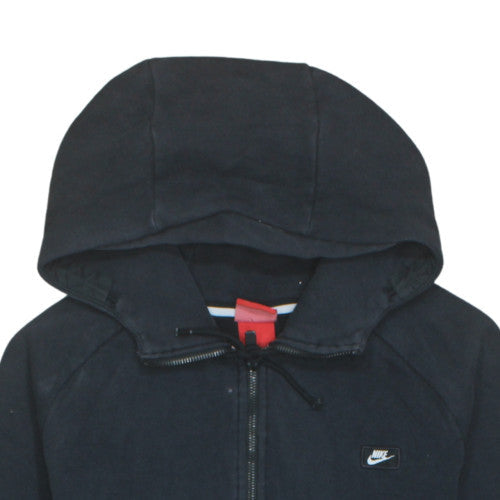 Nike Men's Black Full Zip Hoodie L Fleece Sportswear