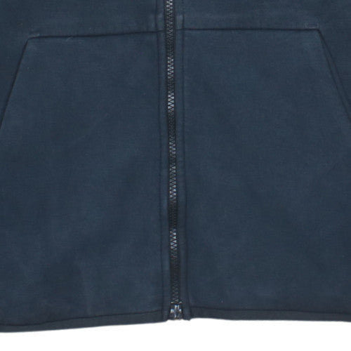 Nike Men's Blue Full Zip Fleece Hoodie Size M