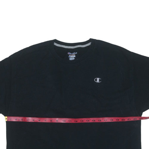 Champion Men’s Black XL Crew Neck Short Sleeve Sports T-Shirt