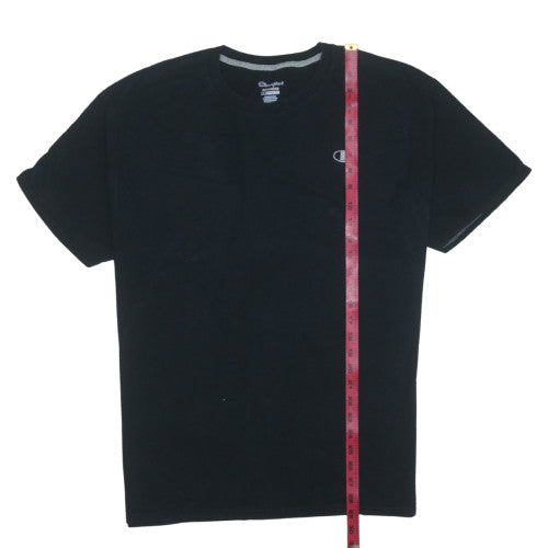 Champion Men’s Black XL Crew Neck Short Sleeve Sports T-Shirt