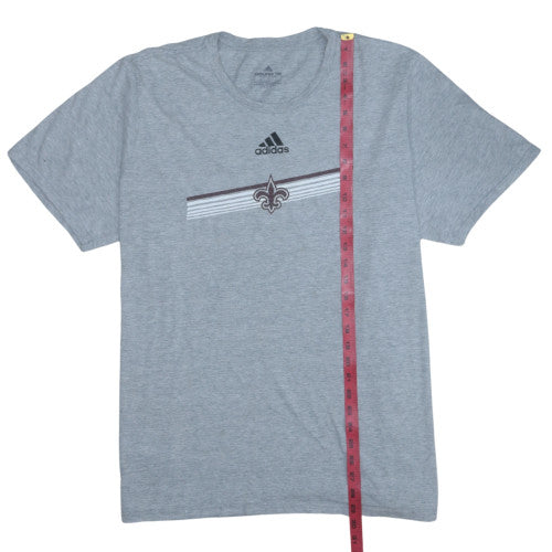 Adidas Men's Grey 2XL Amplifier Sports Graphic Crew Neck T-Shirt