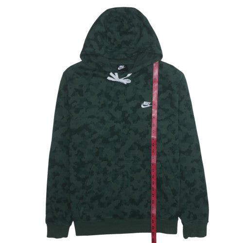 Nike Men's Green Camouflage Pullover Hoodie Size L