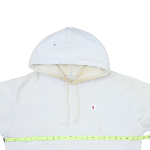 Champion Men’s White Reverse Weave Pullover Hoodie Size L