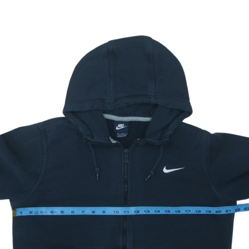 Nike Men's Blue Full Zip Hoodie M Fleece Sweatshirt